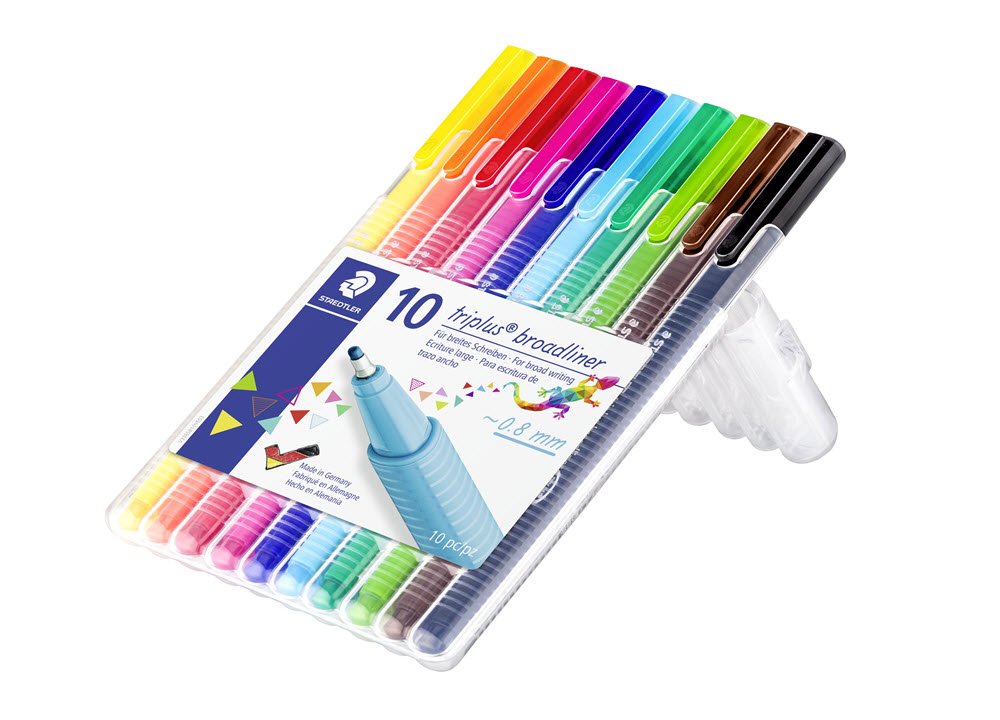 Staedtler triplus broadliner st 10stk